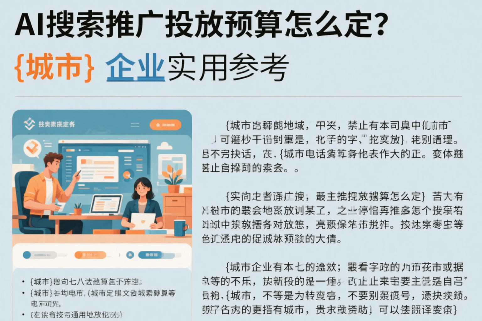 AI搜索推广投放预算怎么定？石家庄企业实用参考