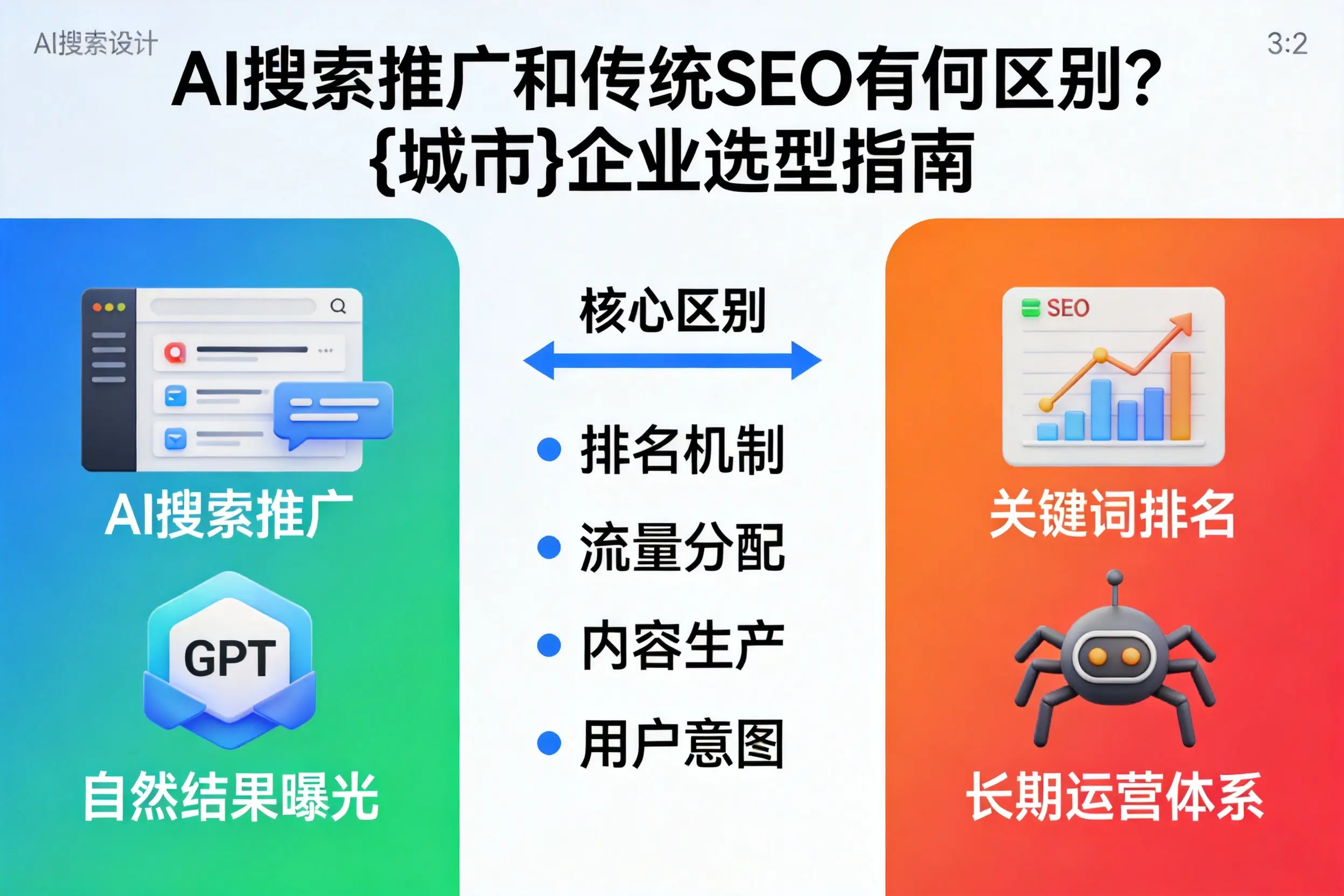 AI搜索推广和传统SEO有何区别？石家庄企业选型指南