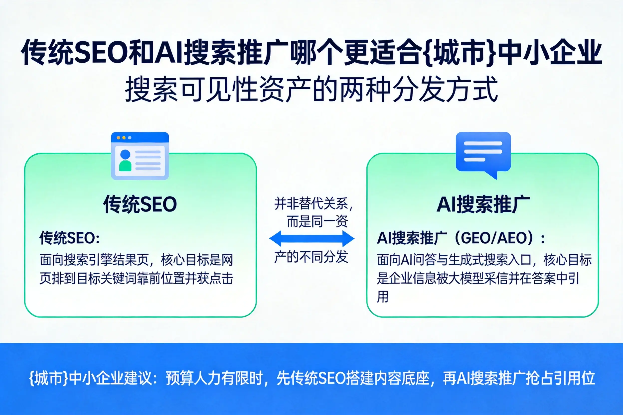 传统SEO和AI搜索推广哪个更适合石家庄中小企业