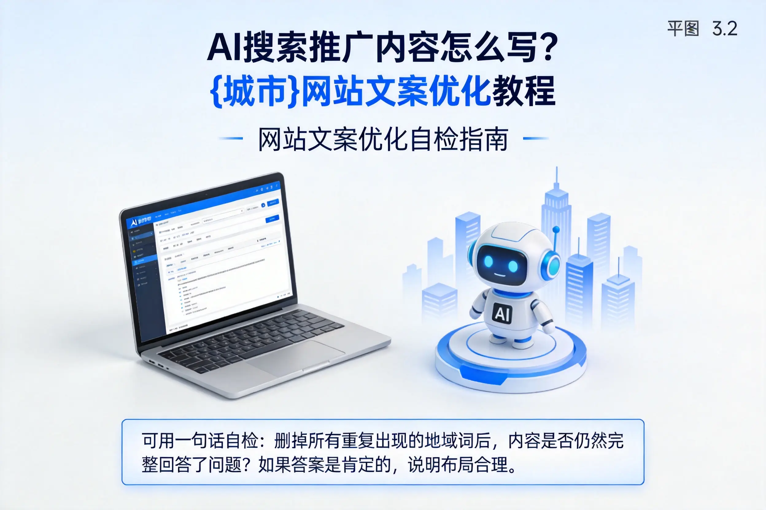 AI搜索推广内容怎么写？石家庄网站文案优化教程