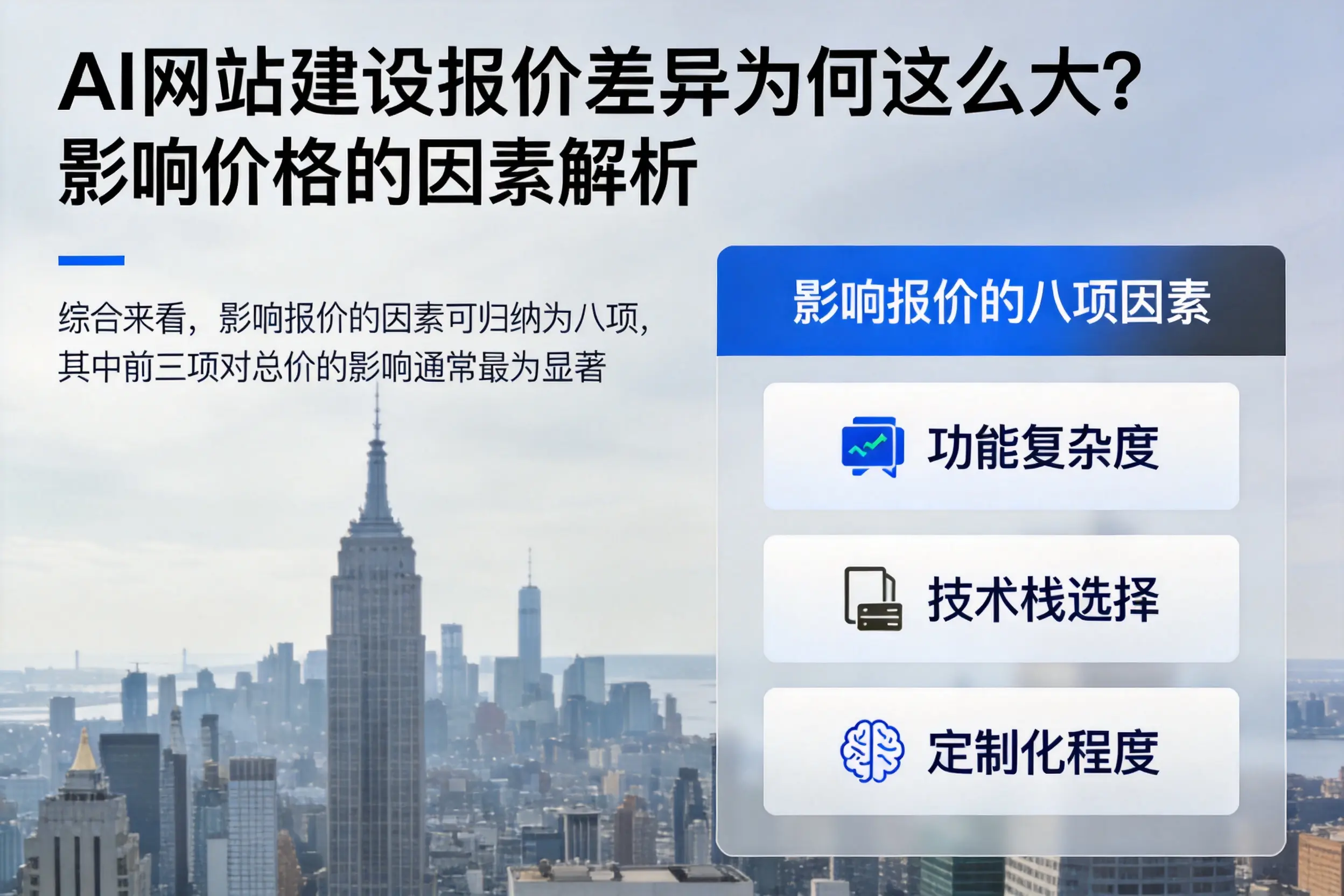 石家庄AI网站建设报价差异为何这么大?影响价格的因素解析