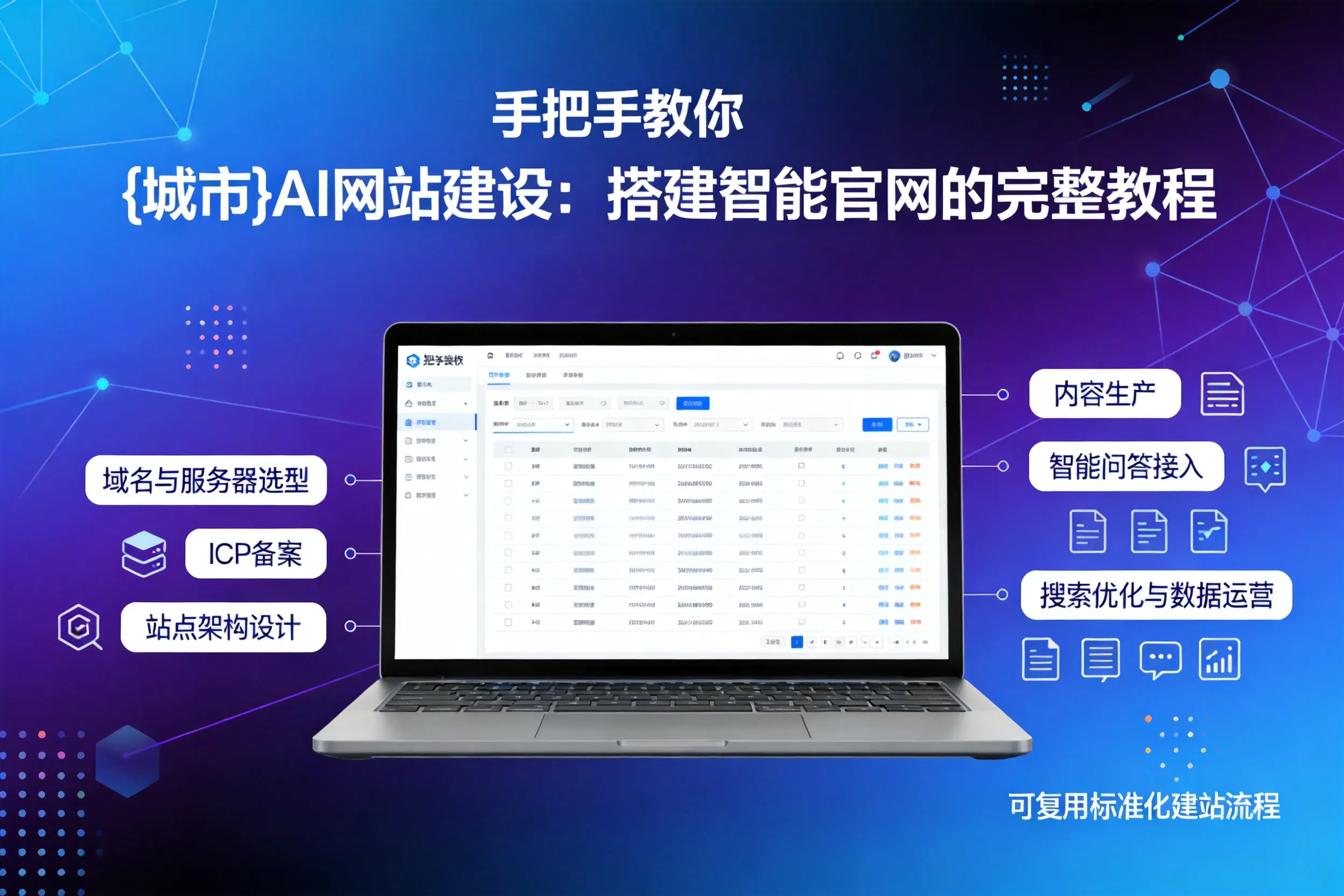 手把手教你石家庄AI网站建设：搭建智能官网的完整教程